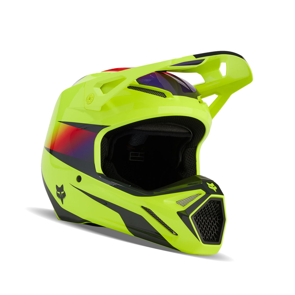 Fox Racing V1 Flora Helmet - Yellow