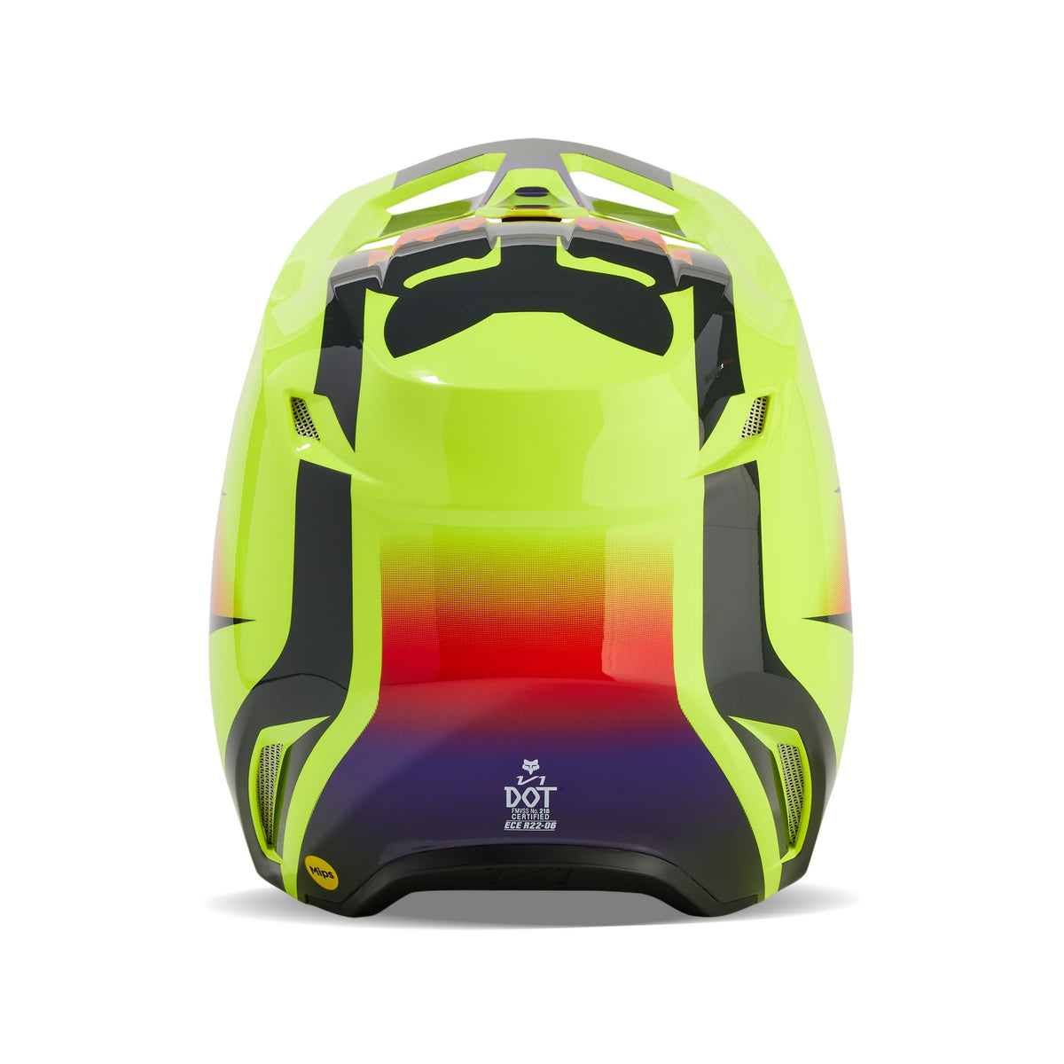 Fox Racing V1 Flora Helmet - Yellow