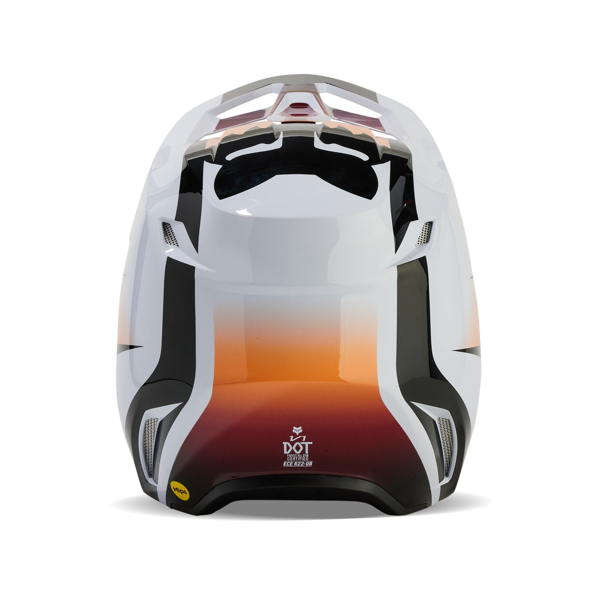 Fox Racing V1 Flora Helmet - White/Black