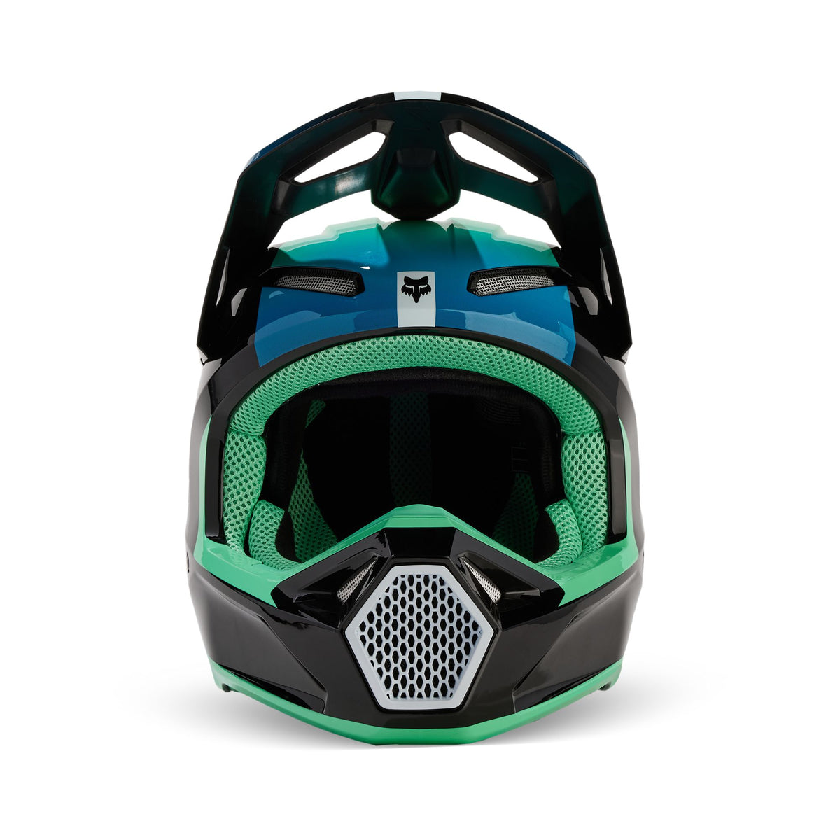 Fox Racing V1 Ballast Helmet - Black/Blue