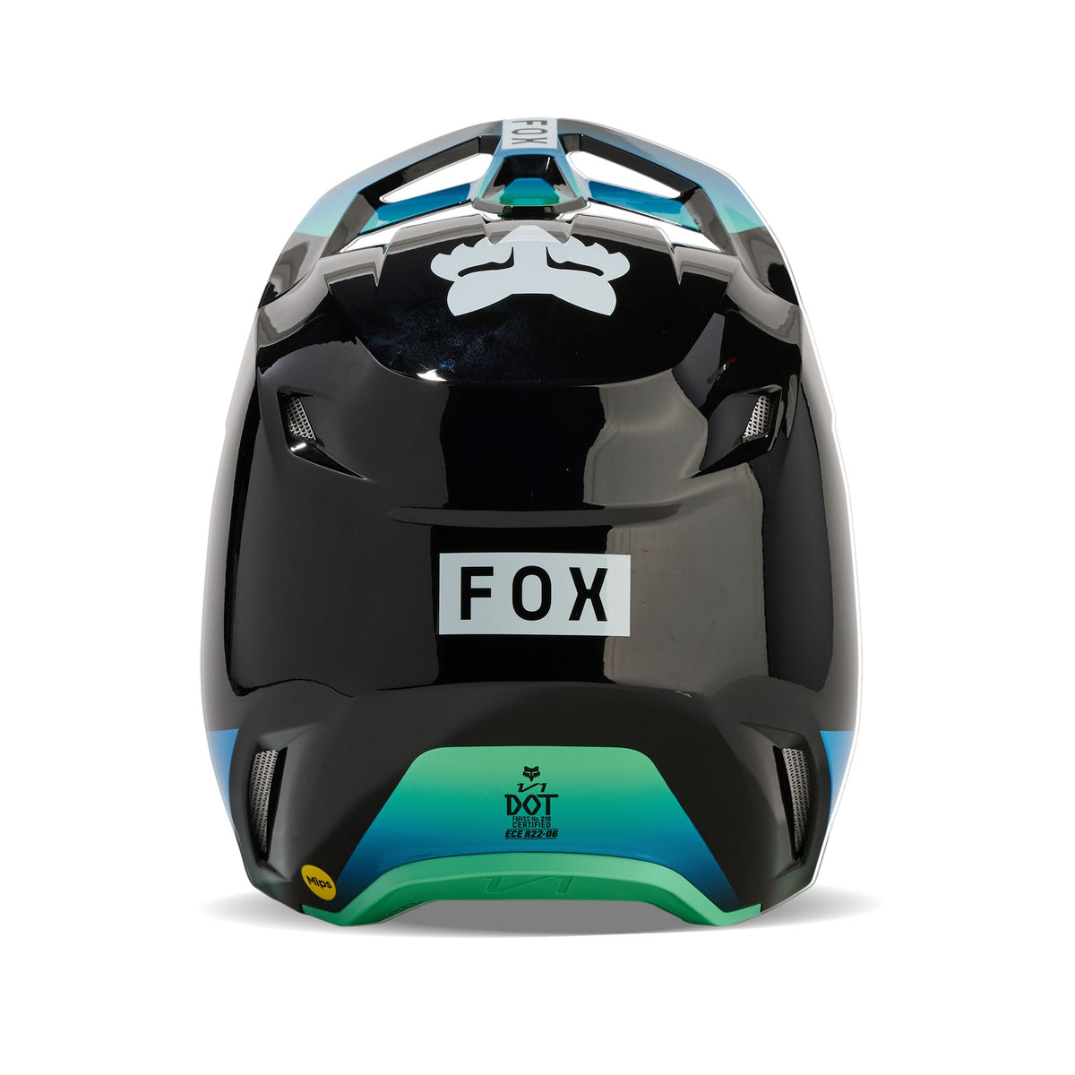 Fox Racing V1 Ballast Helmet - Black/Blue