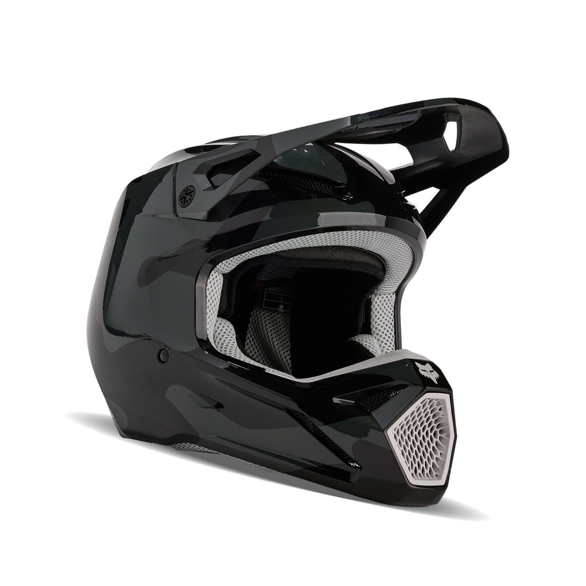 Fox Racing V1 Bnkr Helmet - Black Camo