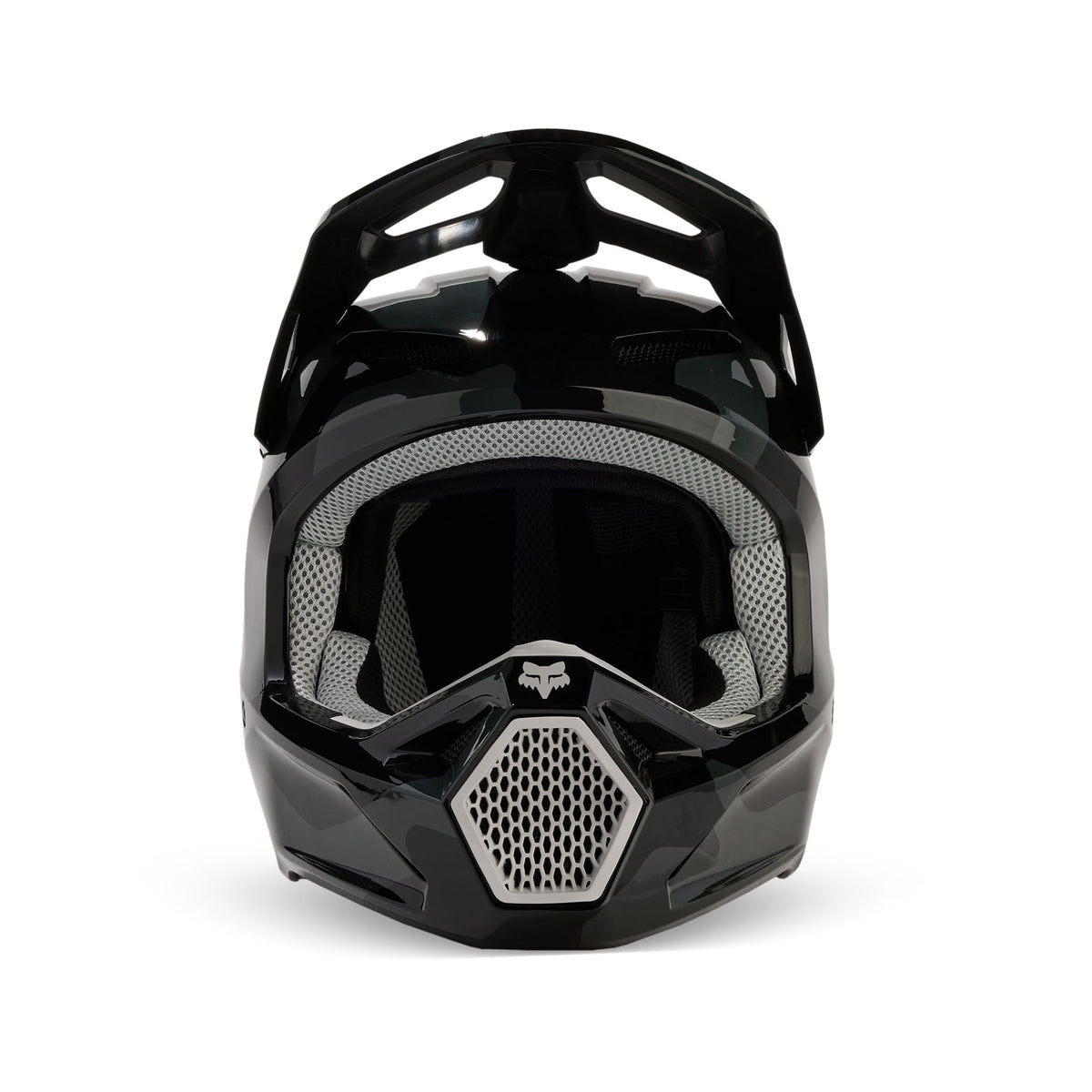 Fox Racing V1 Bnkr Helmet - Black Camo