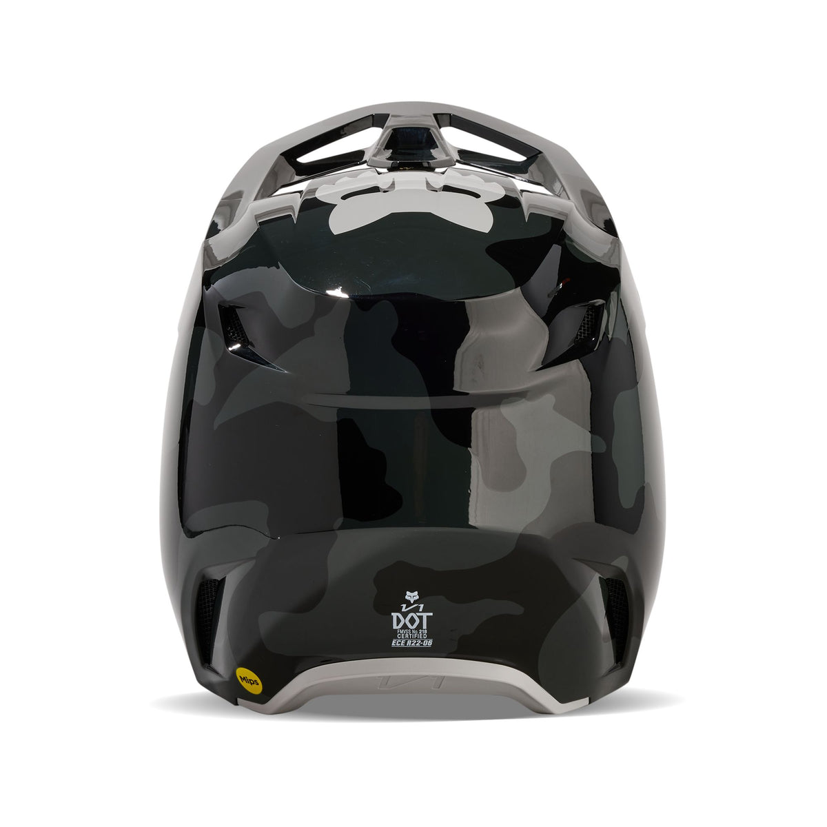 Fox Racing V1 Bnkr Helmet - Black Camo