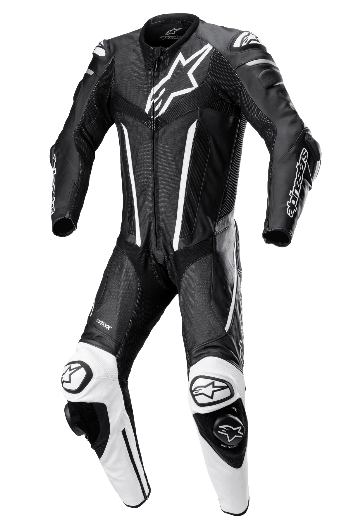 Alpinestars Fusion 1-Piece Suit CLOSEOUT - Black/White