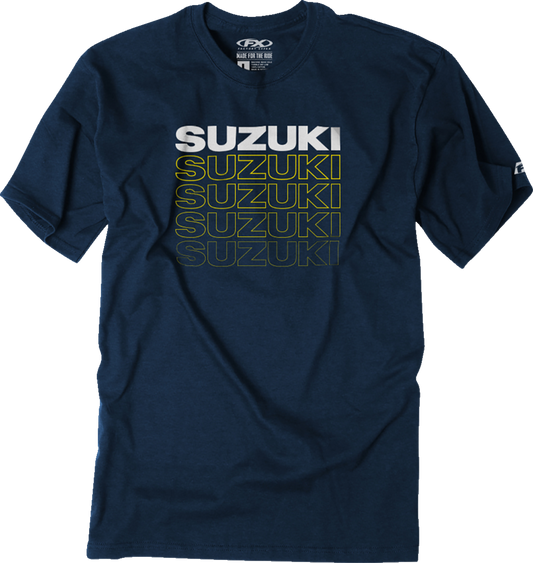 Facotry Effex Suzuki Repeat T-Shirt - Heather Navy