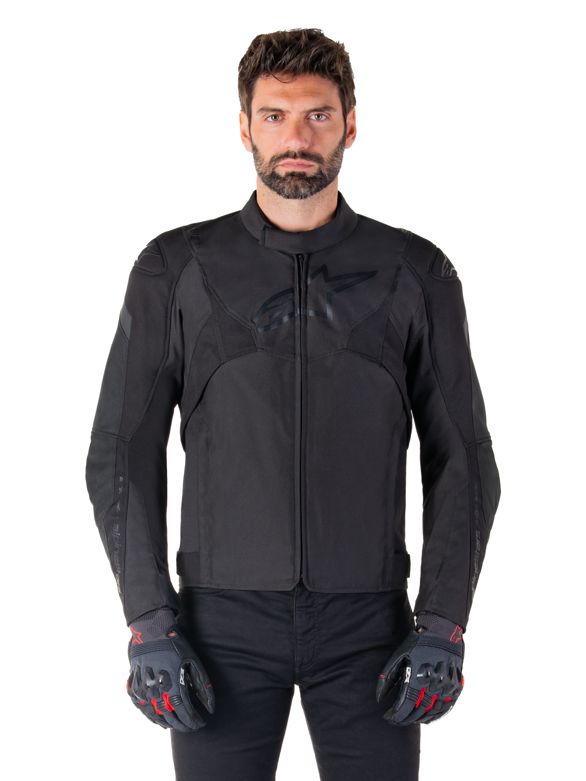 Alpinestars T-Jaws V4 Waterproof Jacket - Black/Black