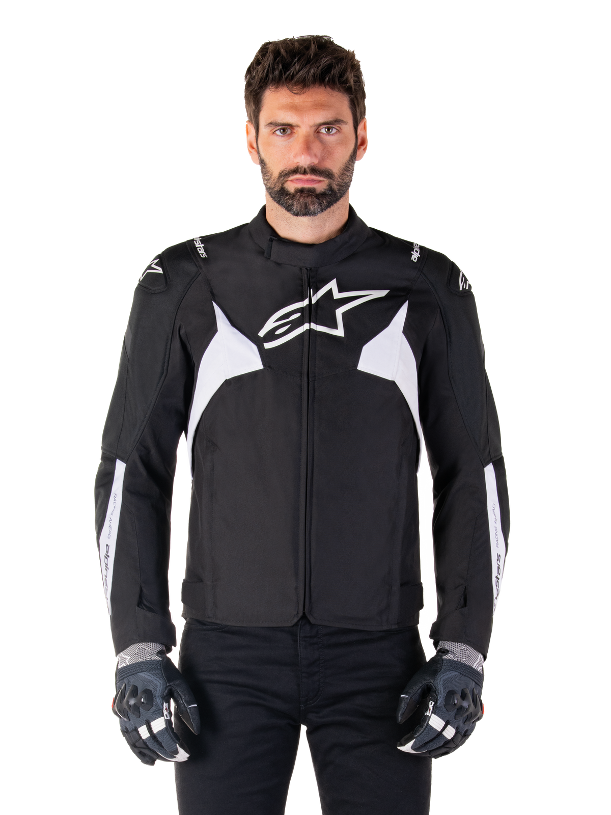 Alpinestars T-Jaws V4 Waterproof Jacket - Black/White