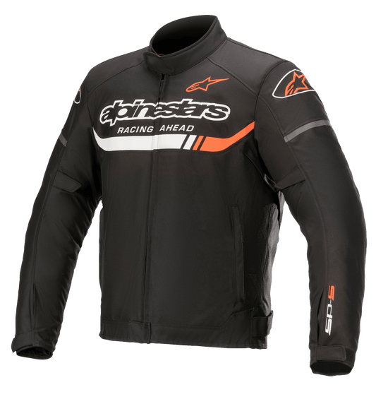 Alpinestars T-SP S Ignition Waterproof Jacket - Black/White/Red Fluo