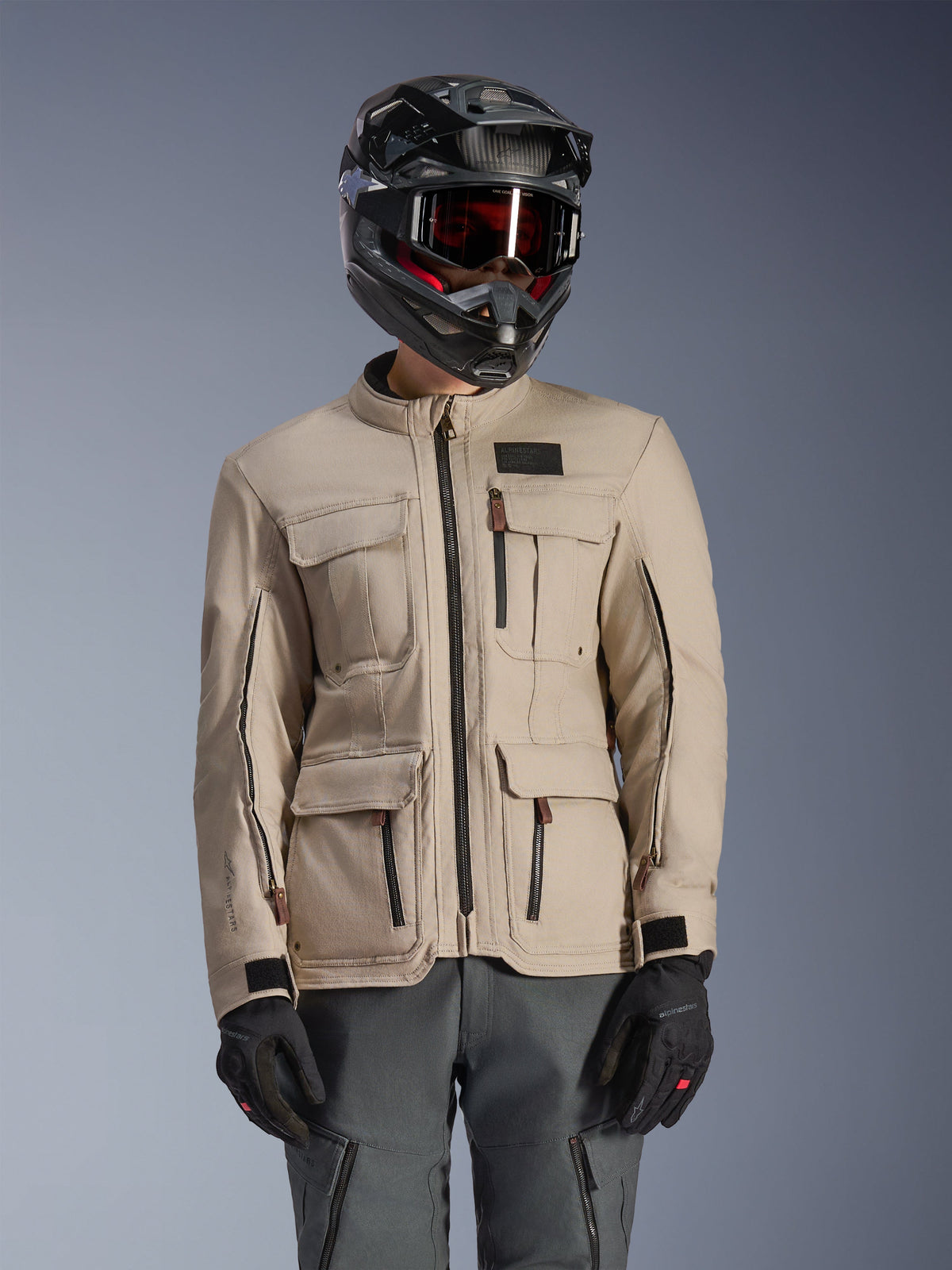 Alpinestars Borrego Drystar Jacket - Warm Gray