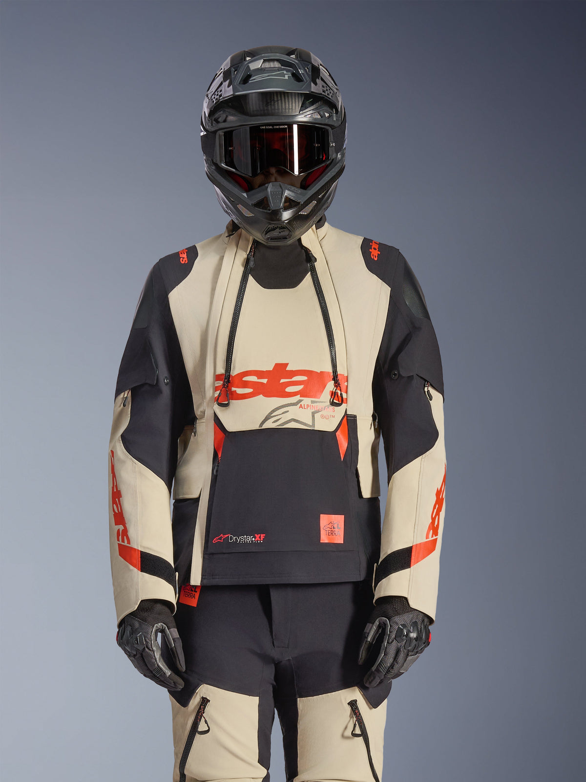 Alpinestars Halo Pro DrystarXF Laminated Jacket - Mastic Black