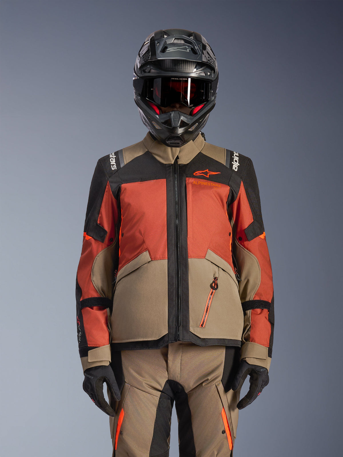 Alpinestars Andes V4 Drystar Jacket - Walnut Rust/Black