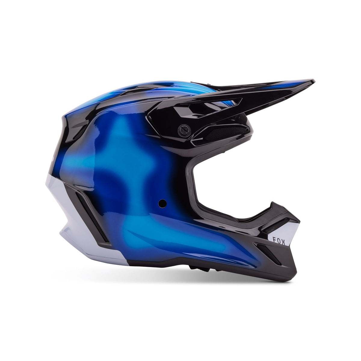 Fox Racing V3 Volatile Helmet - Black/Blue