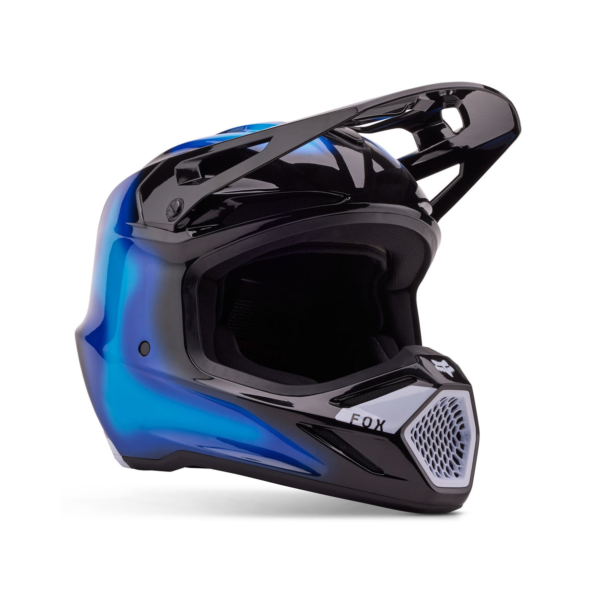 Fox Racing V3 Volatile Helmet - Black/Blue