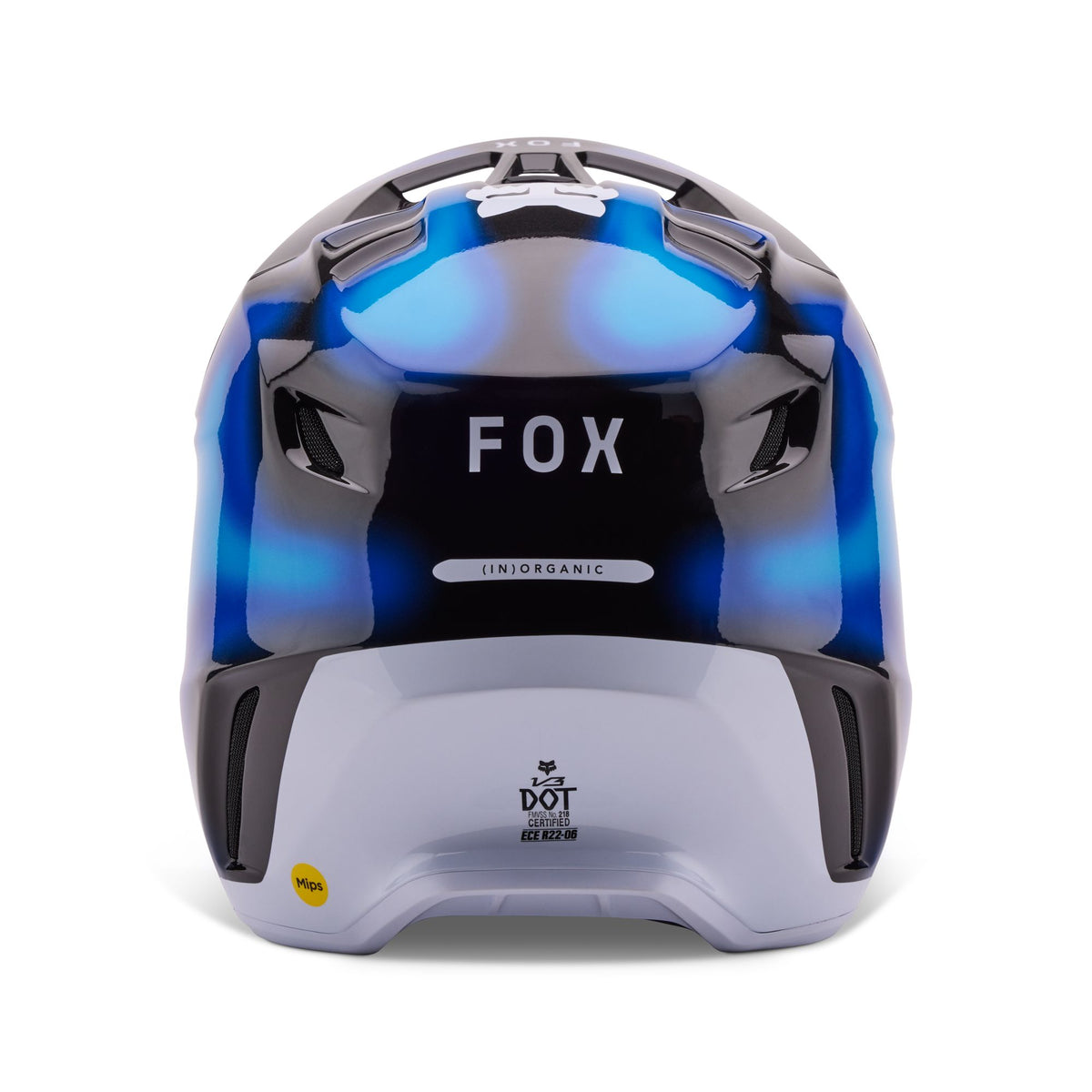 Fox Racing V3 Volatile Helmet - Black/Blue