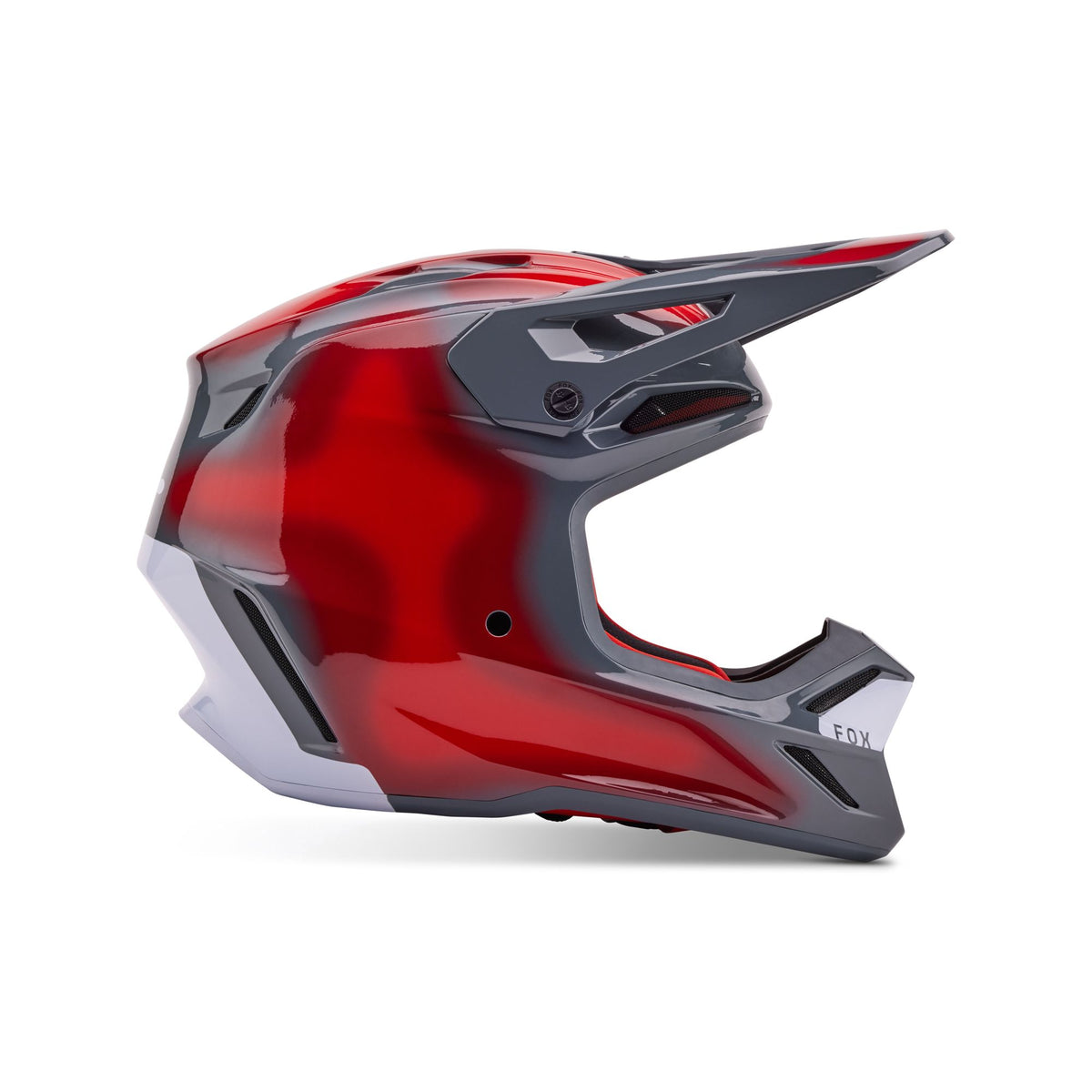 Fox Racing V3 Volatile Helmet - Grey/Red