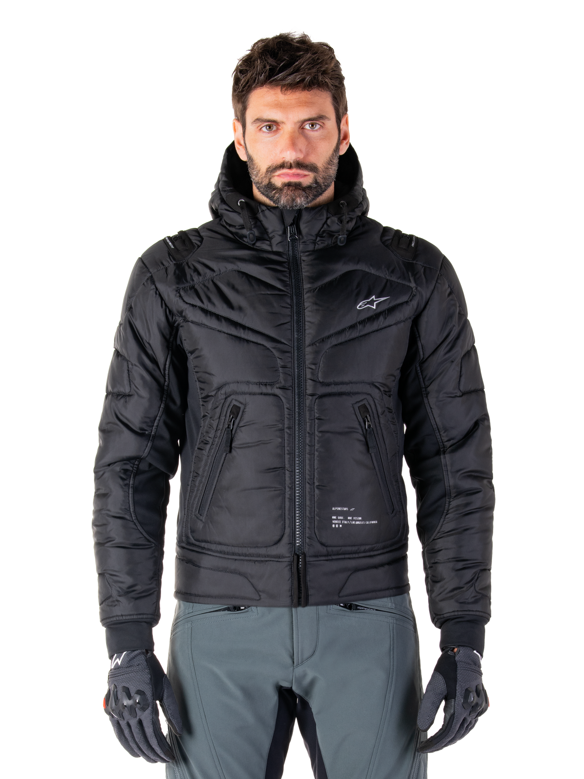Alpinestars Mohobbs Waterproof Jacket - Black/Orange Fluo