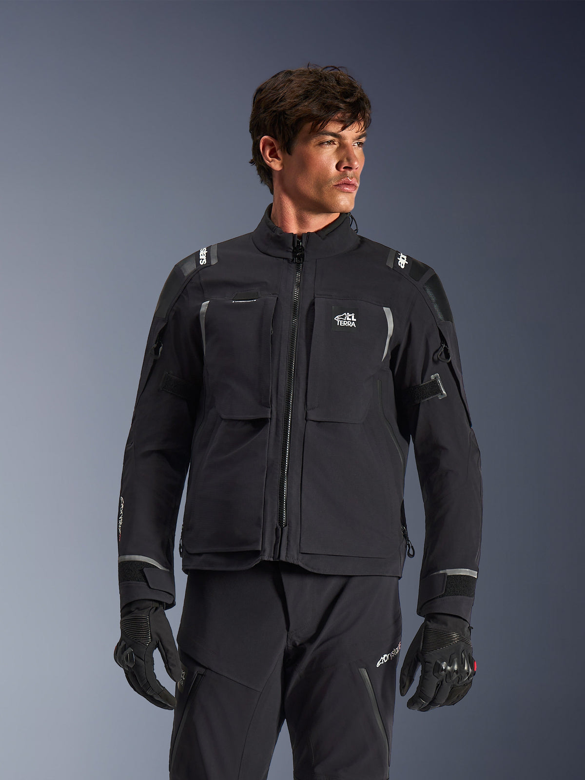 Alpinestars Andes Pro Drystar XF Jacket - Heather Gray