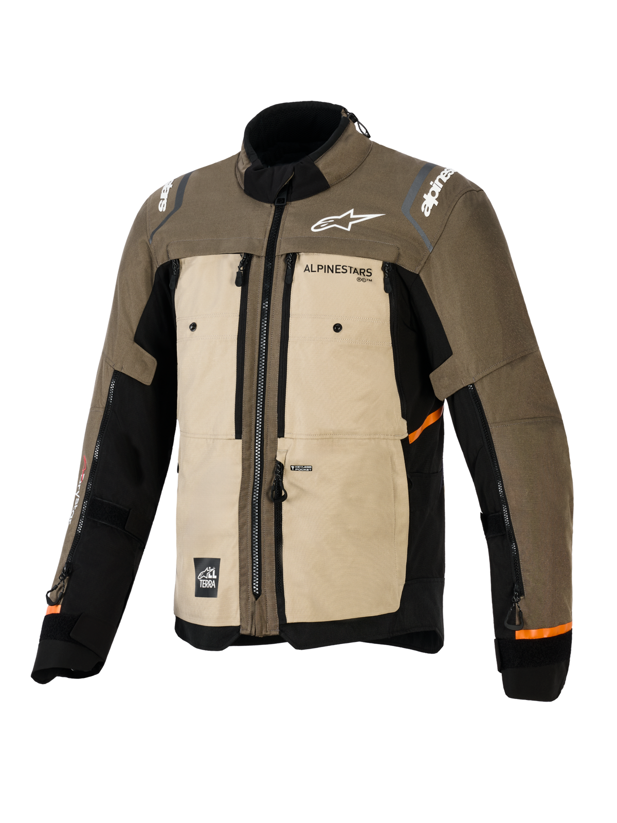 Alpinestars Cusco Drystar Jacket - Walnut/Aluminum/Black