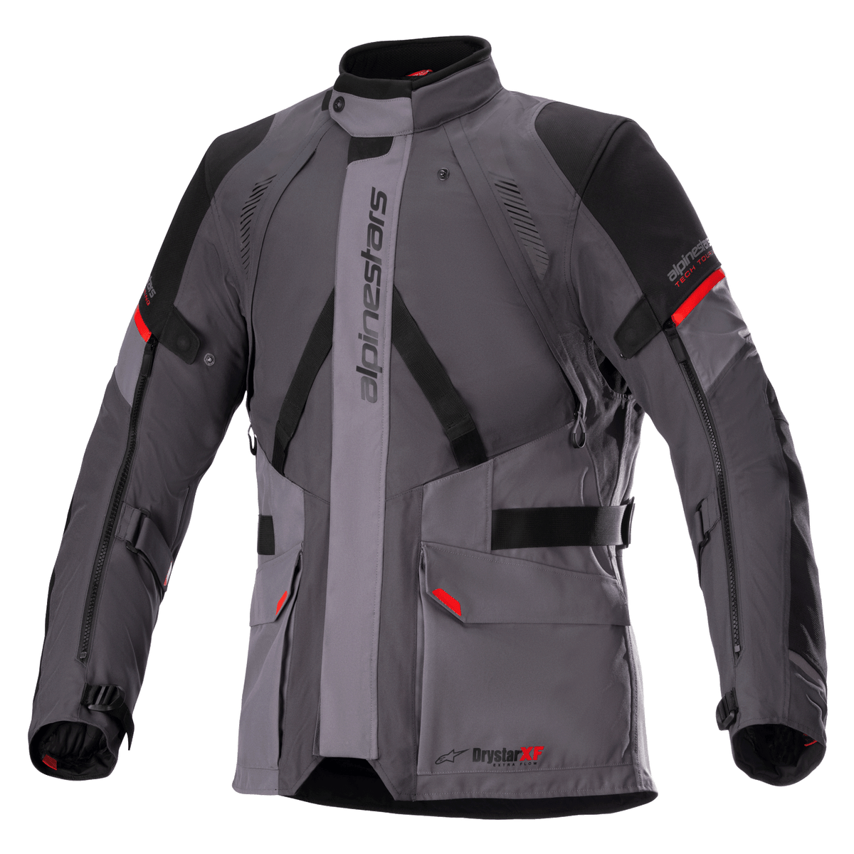 Alpinestars Monteira Drystar XF Jacket - Dark Gray/Tar Gray/Bright Red