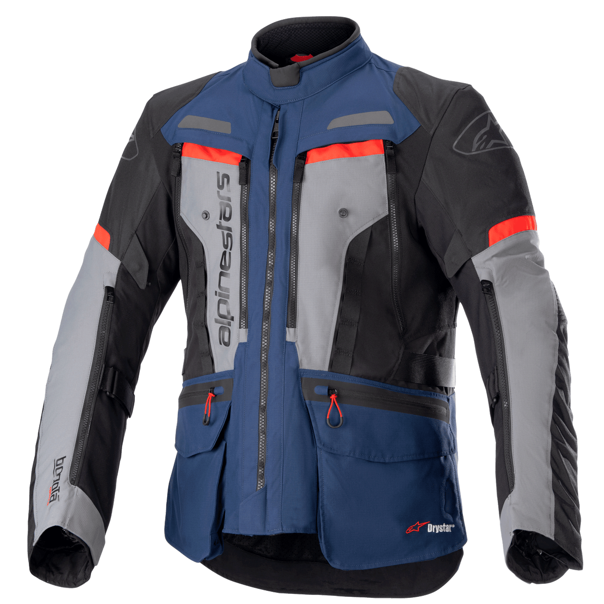 Alpinestars Bogota' Pro Drystar Jacket - Dark Blue/Black/Bright Red