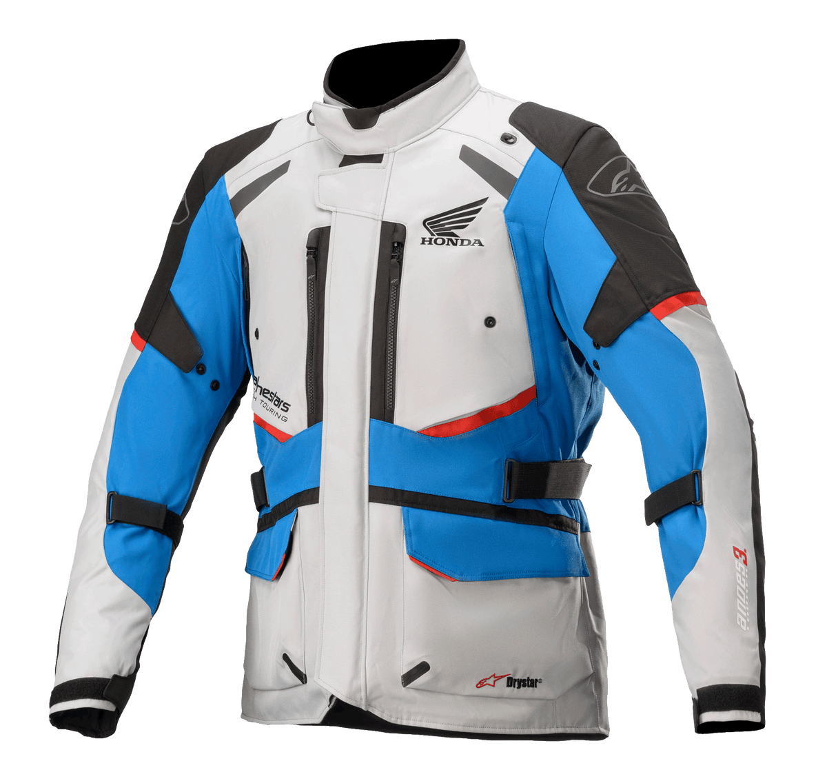 Alpinestars Honda Andes V3 Drystar Jacket - Ice Gray/Blue/Bright Red