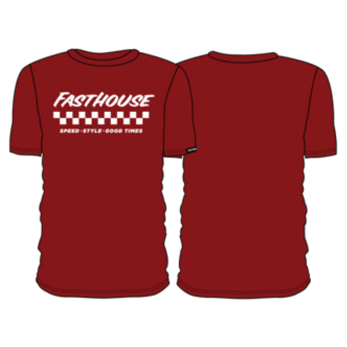Fasthouse Apex Tee - Cardinal