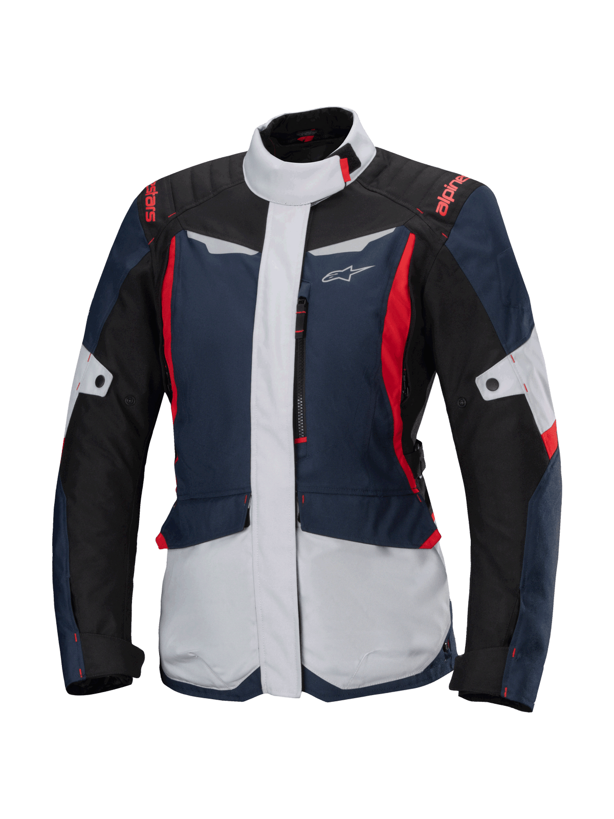 Alpinestars Womens Stella ST-1 Waterproof Jacket - Dark Blue/Black/Bright Red