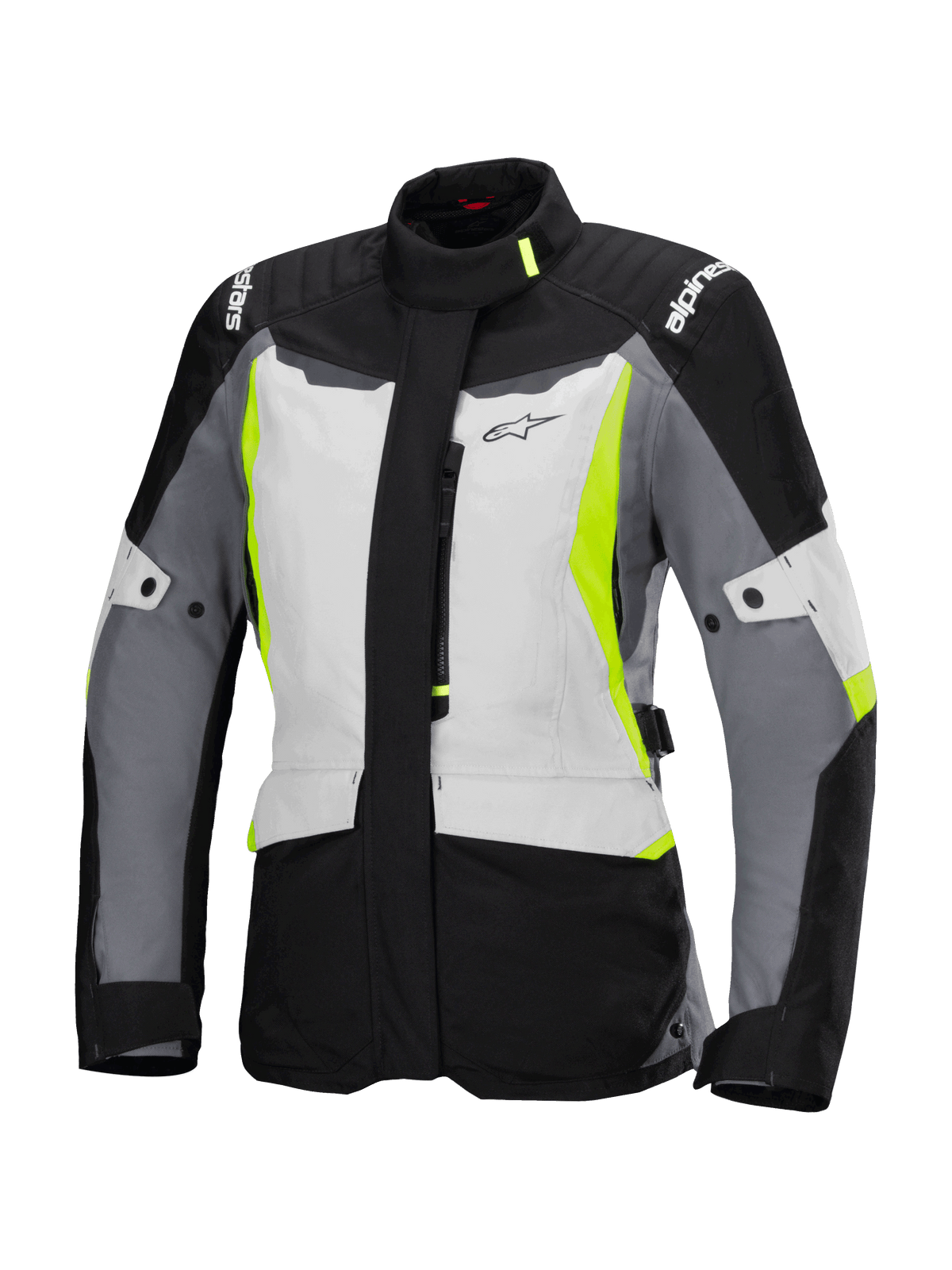 Alpinestars Womens Stella ST-1 Waterproof Jacket - Ice Gray/Black/Yellow Fluo