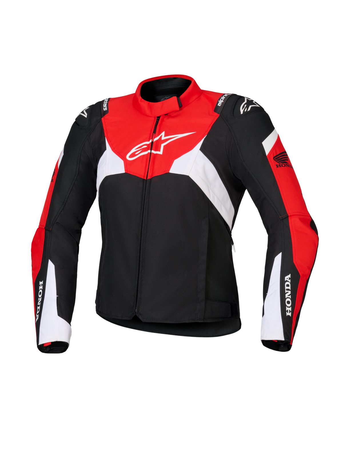 Alpinestars Honda Womens Stella T-Jaws V4 Wp Jacket - Black/Bright Red/White