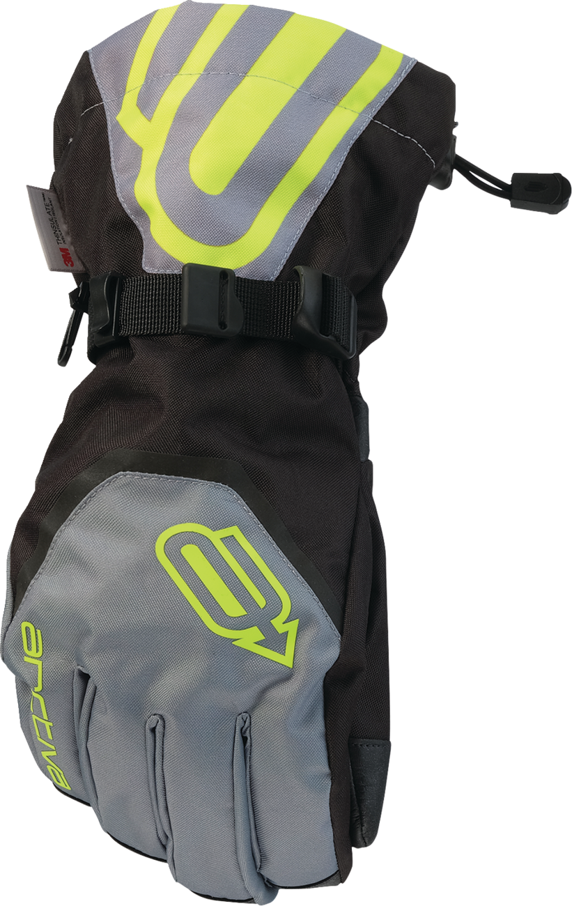 Arctiva Pivot 8 Gloves - Gray/Hi-Vis
