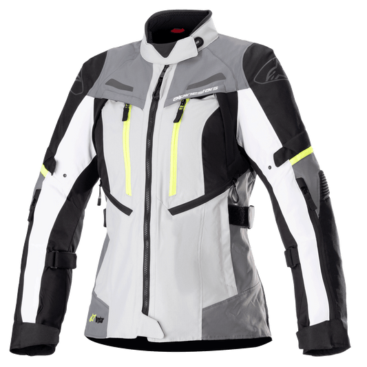 Alpinestars Womens Stella Bogota' Pro Drystar Jacket - Ice Gray/Dark Gray