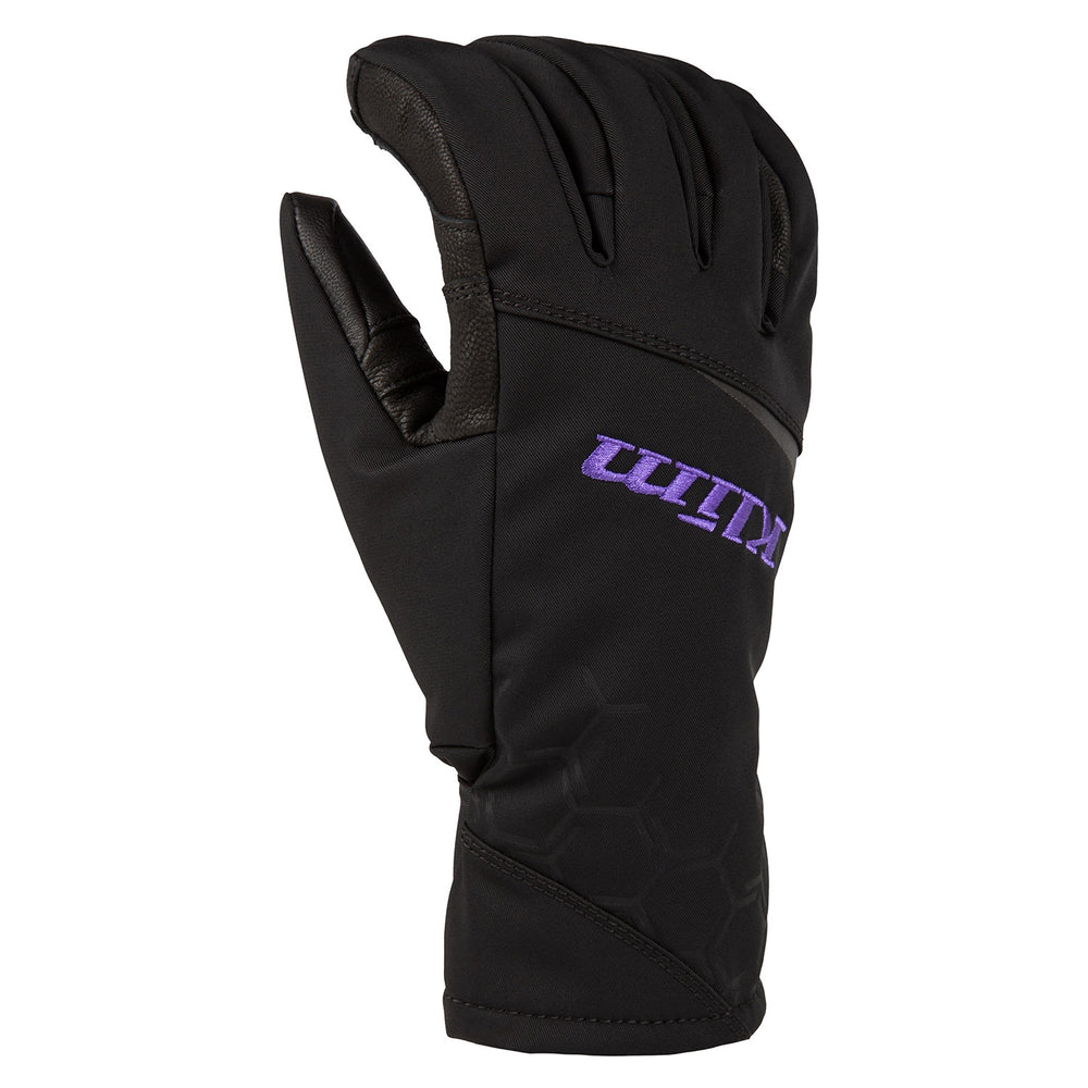 Klim Womens Bombshell Glove - Black/Heliotrope