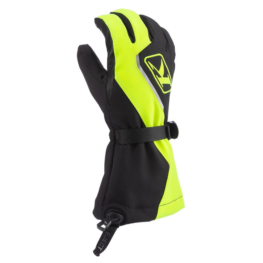 Klim Klimate Gauntlet Glove - Black/Hi-Vis