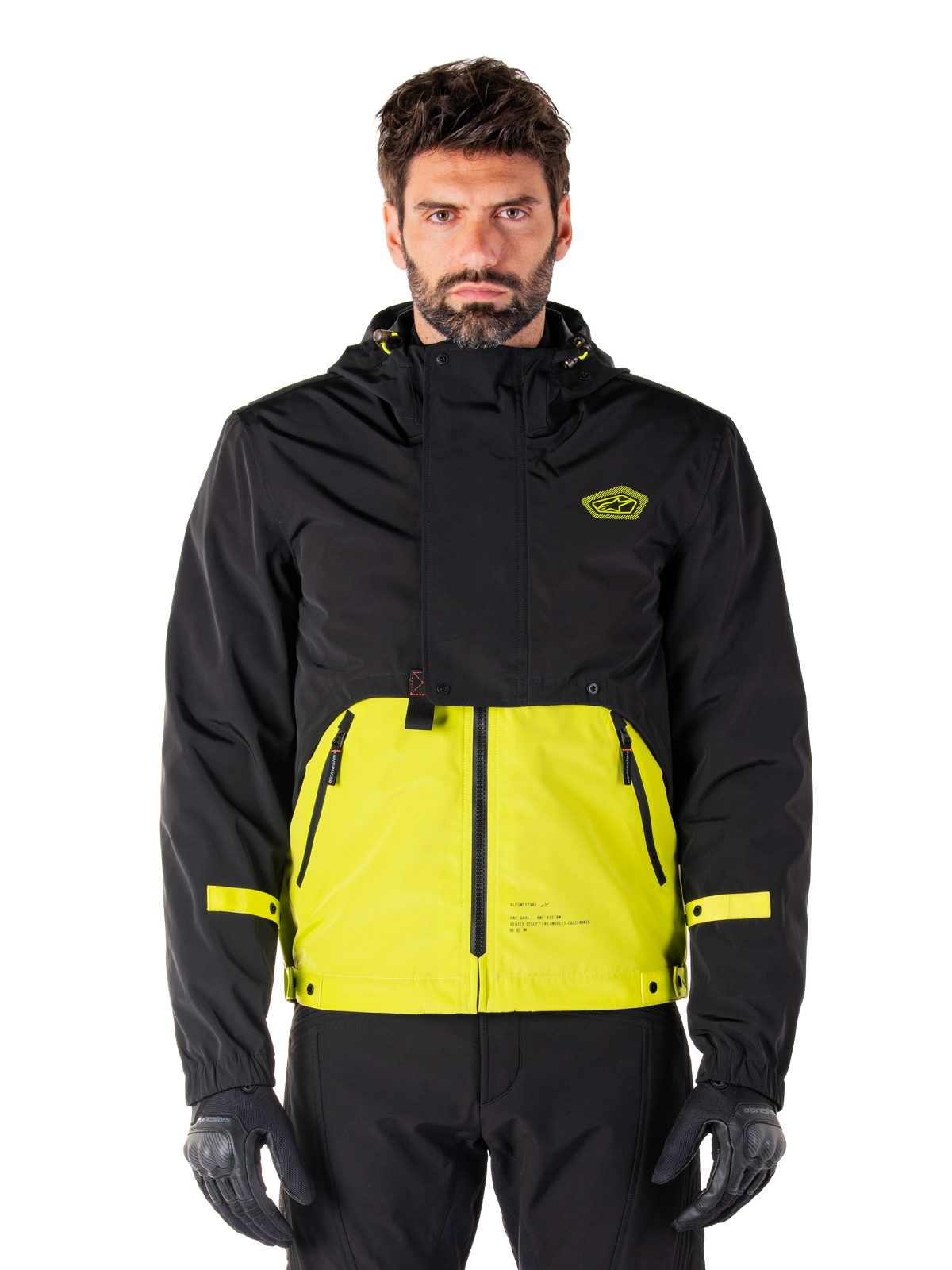 Alpinestars Mootant Waterproof Parka - Lime Punch/Black