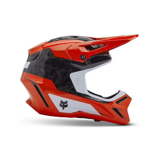 Fox Racing V3 Rs Infinite Helmet - Flo Red