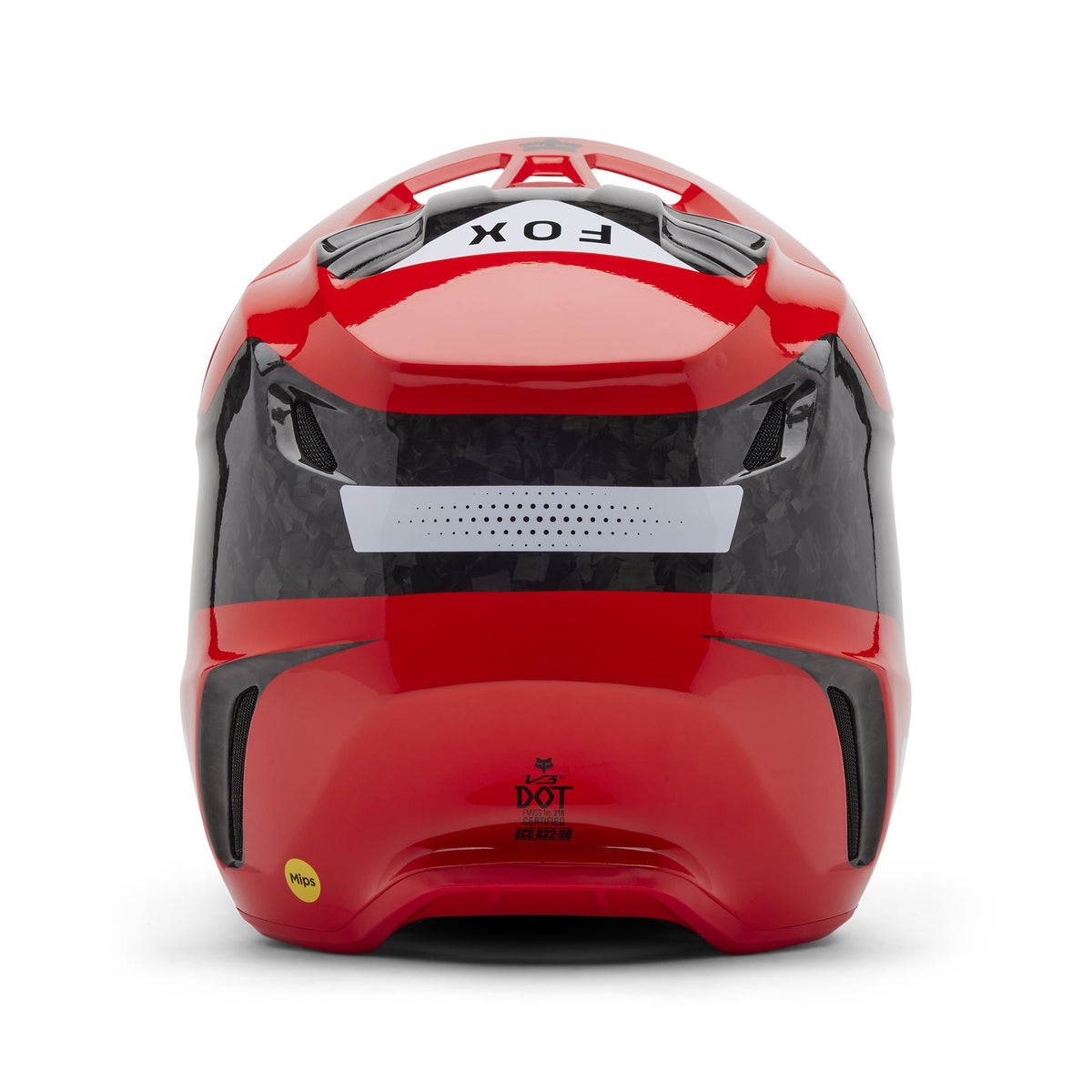 Fox Racing V3 Rs Infinite Helmet - Flo Red