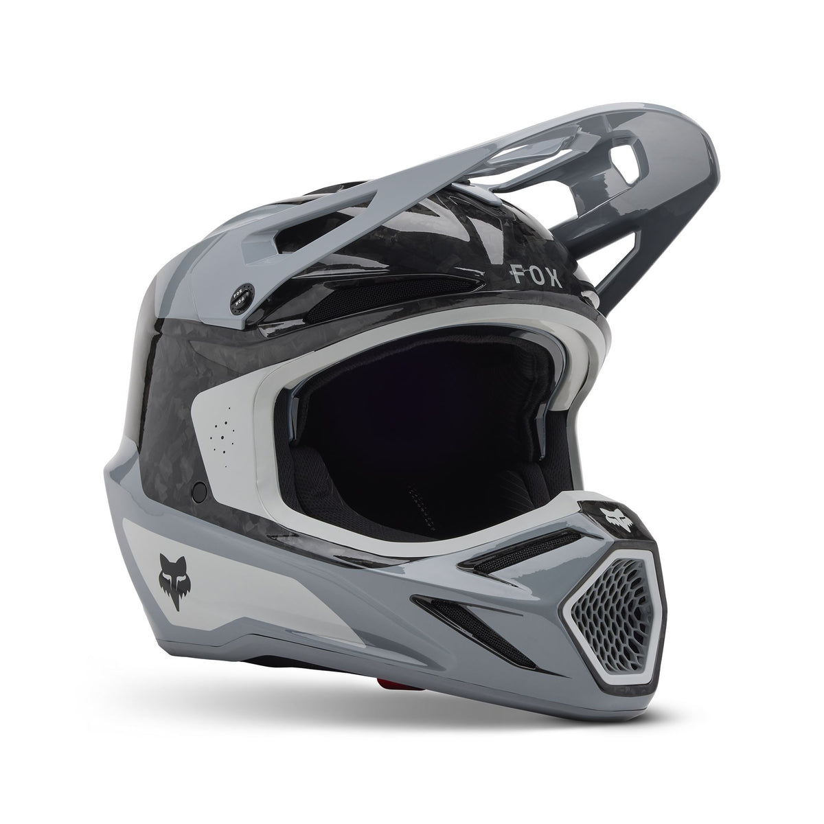 Fox Racing V3 Rs Infinite Helmet - Cloud Grey