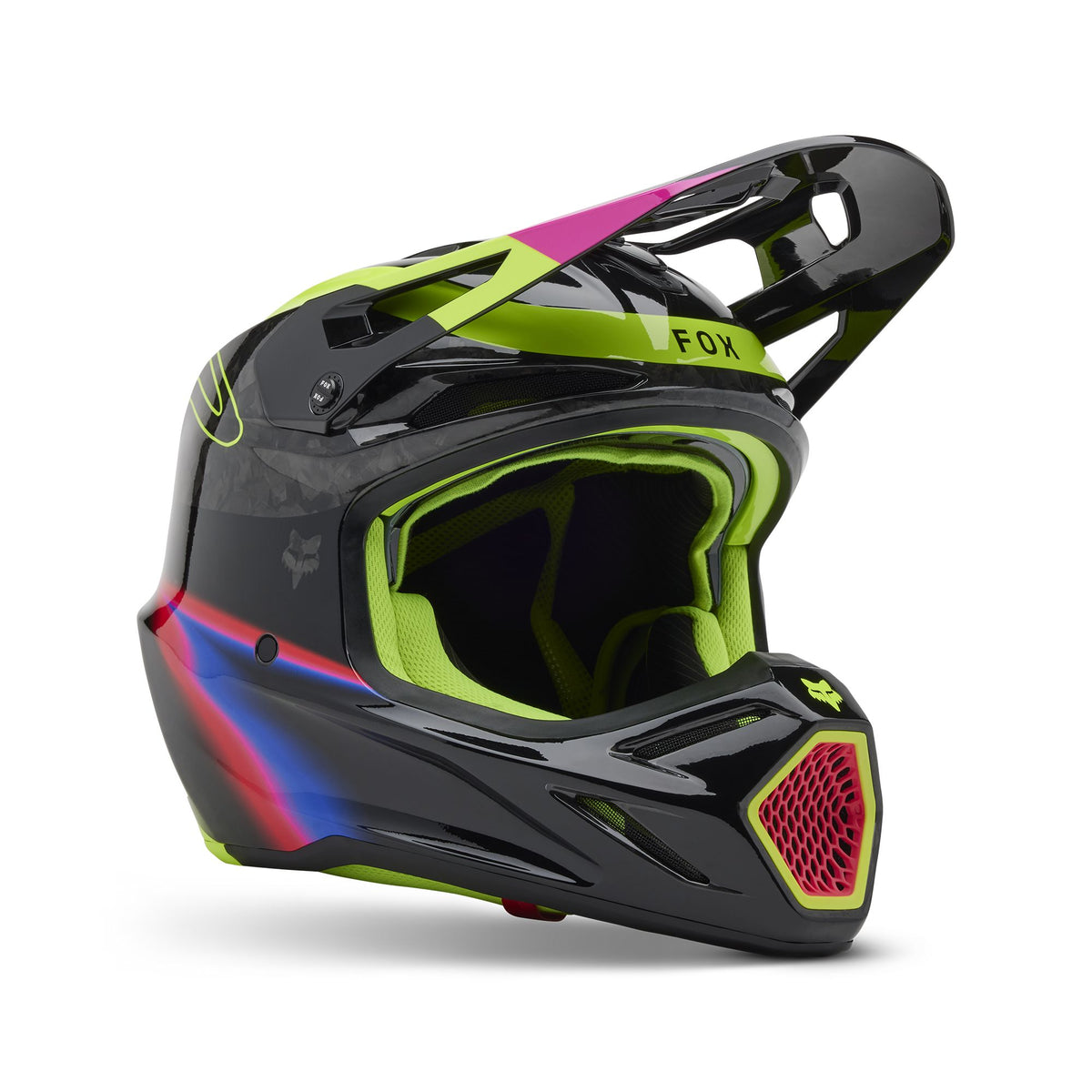 Fox Racing V3 Rs Energy Helmet - Black