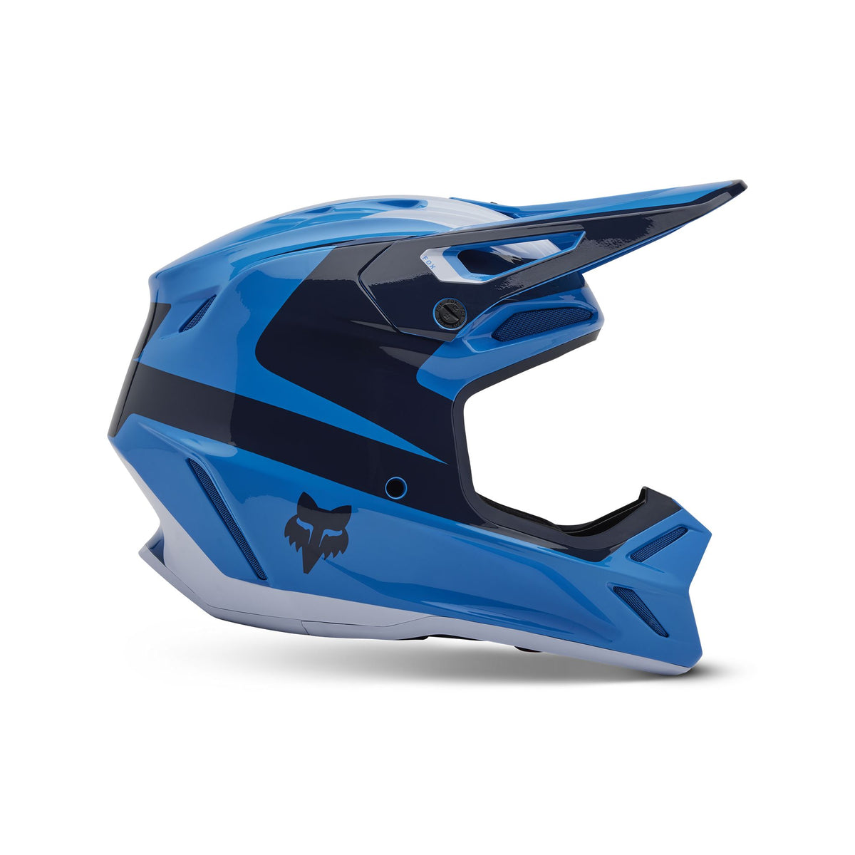 Fox Racing V3 Divider Helmet - True Blue