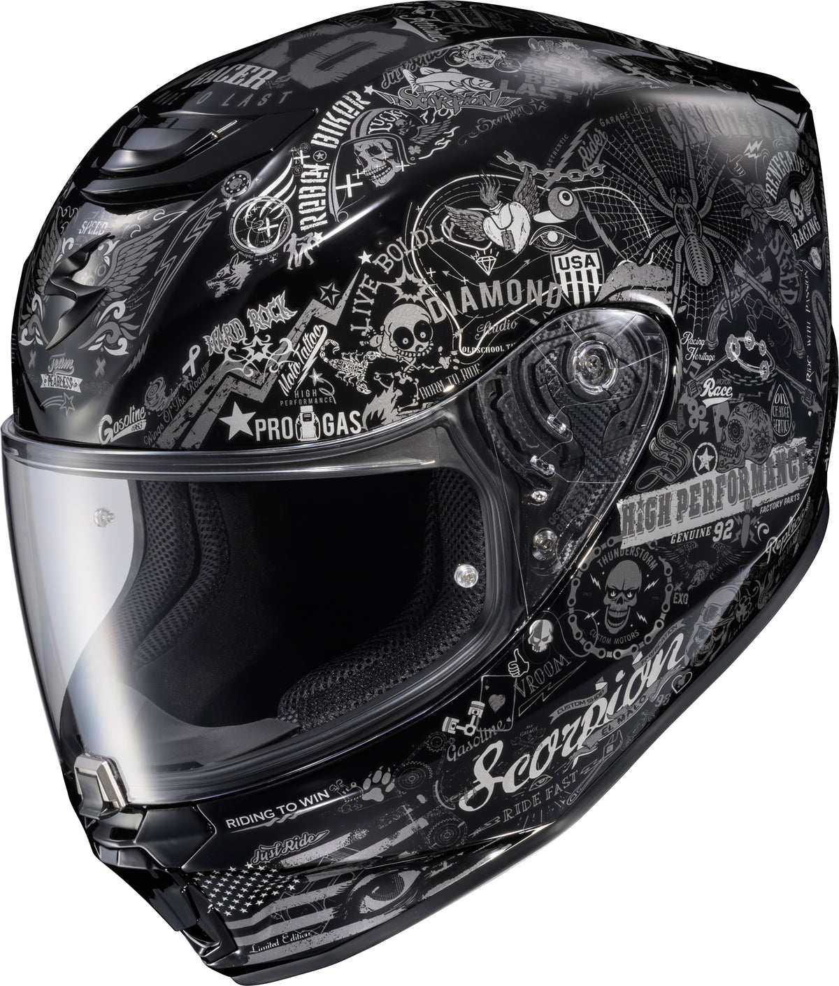 Scorpion EXO R330 Shake 2 Helmet - Black