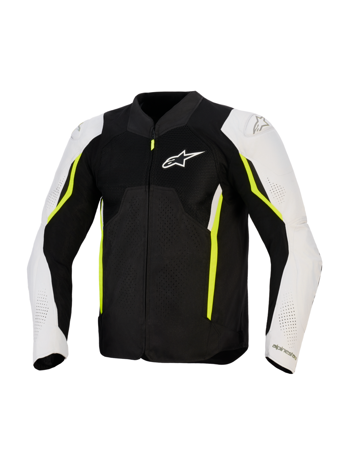 Alpinestars AST V3 Air Jacket - Black/Silver/Yellow Fluo