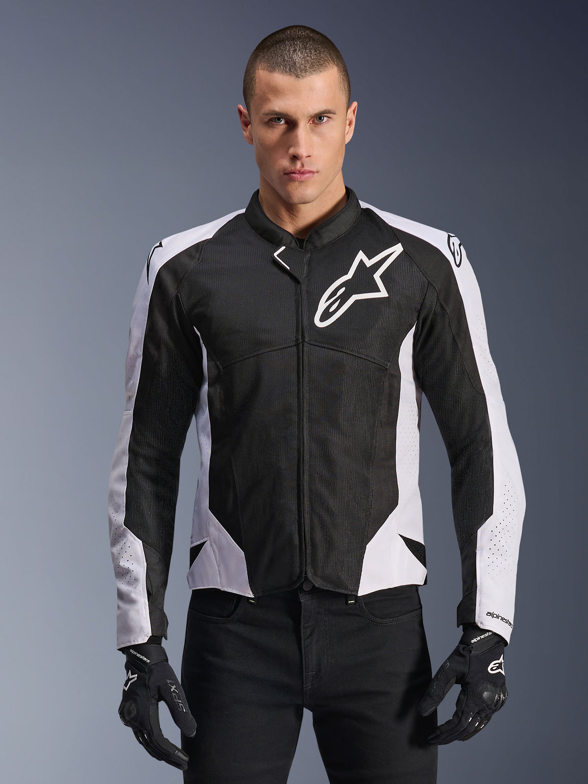 Alpinestars Viper Air V4 Jacket - Black/White