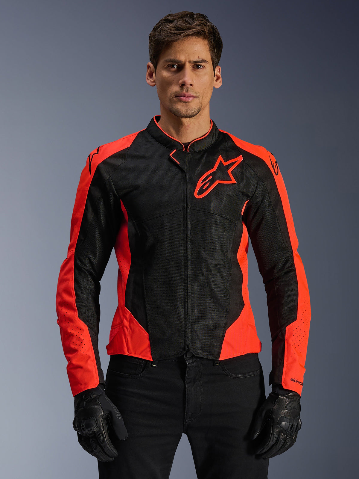 Alpinestars Viper Air V4 Jacket - Red Fluo/Black