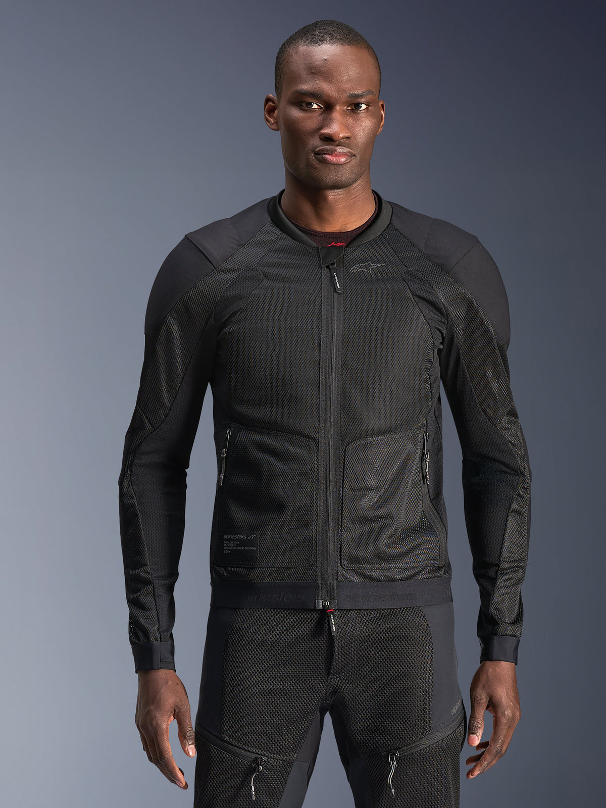 Alpinestars Troop-Air Jacket - Black/Black