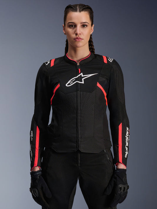 Alpinestars Womens Stella T-Sps Air V2 Jacket - Black/Diva Pink