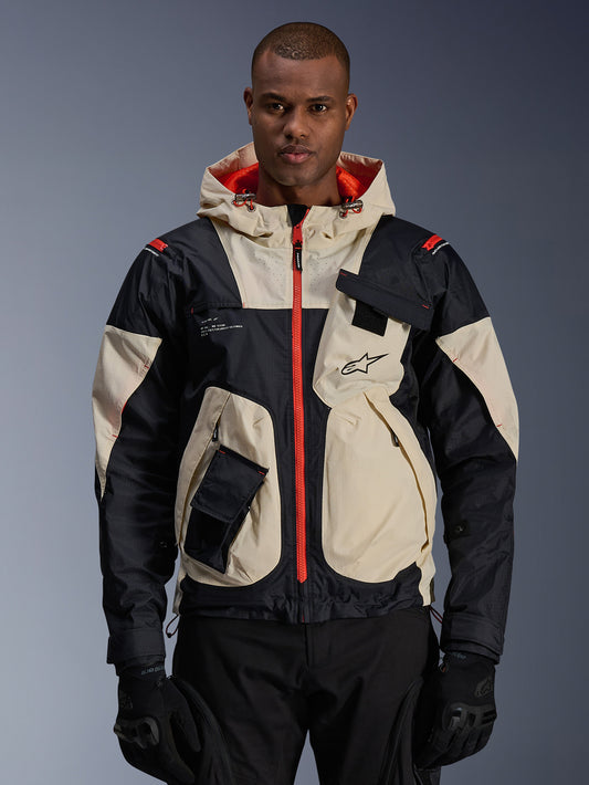 Alpinestars Mogress Air Jacket - Almond/Hot Orange