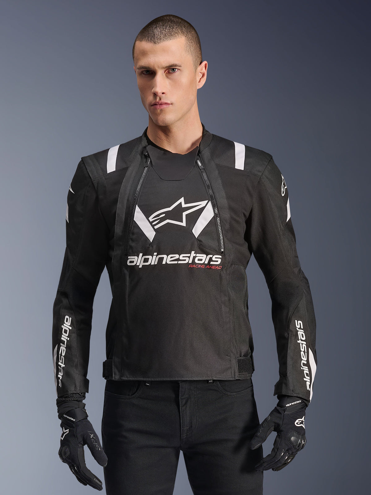 Alpinestars T-Stunt Air Jacket - Black/White