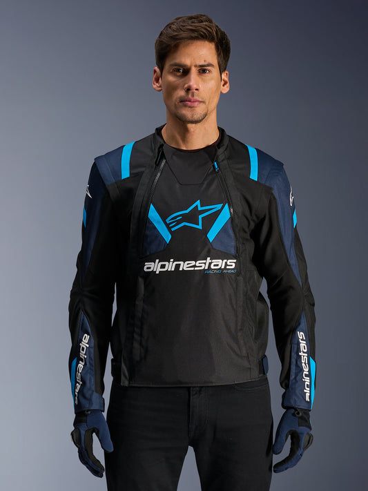 Alpinestars T-Stunt Air Jacket - Black/Dark Blue/Bright Blue