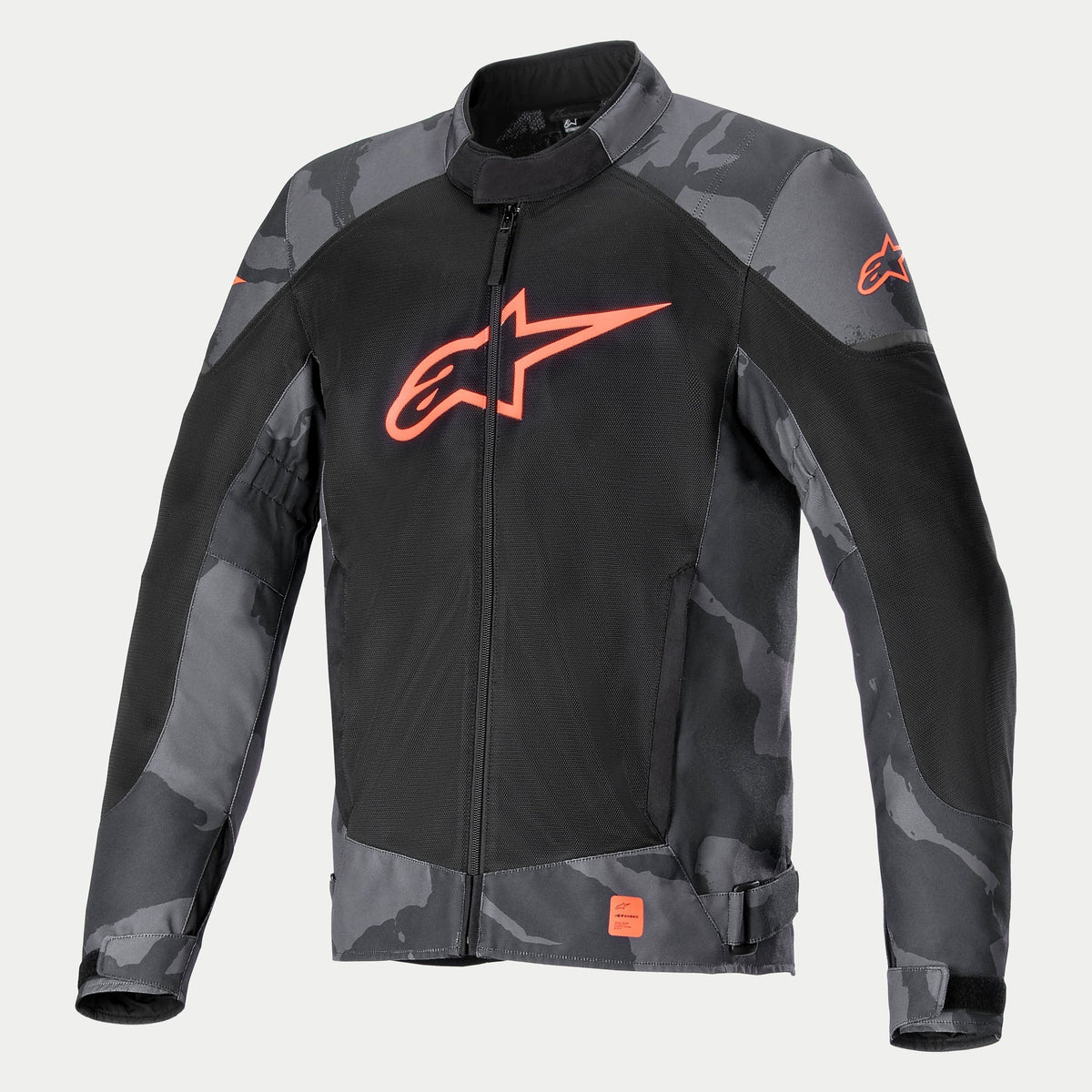 Alpinestars T-SP X Superair Jacket - Gray Camo/Red Fluo